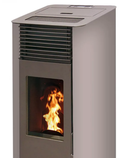 Interstoves Pelletofen Donatello 9 kw, taupe – Fernbedienung+WLAN-fähig