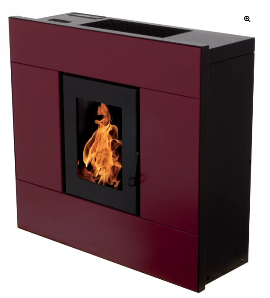 Interstoves Pelletofen Natalia, bordeaux 8 kW, WIFI-Control optional