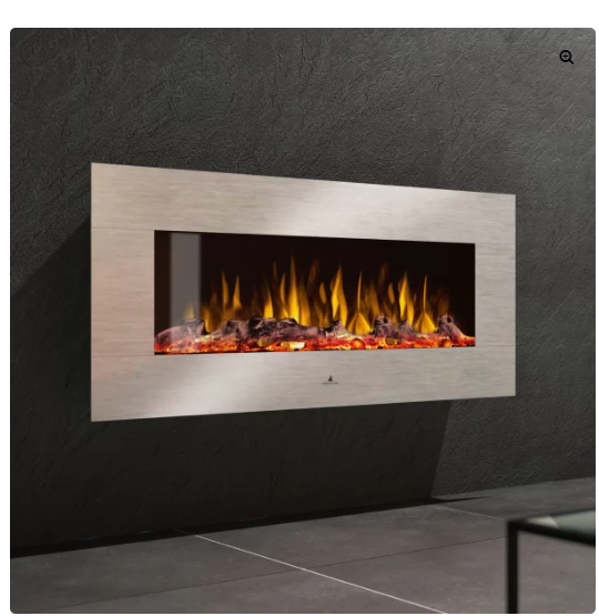 Noble Flame VEGAS HiFi Edelstahl [Elektro Wandkamin]